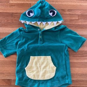Tucker and Tate Green Gator Swim Cover Up